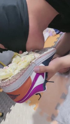 【艾文】舔鞋底食物/裸足蛋糕 bf12938