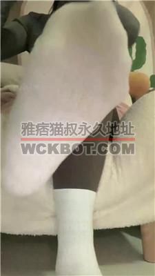 【小猫】近距离-原味白棉袜贴屏幕 JS240311-5